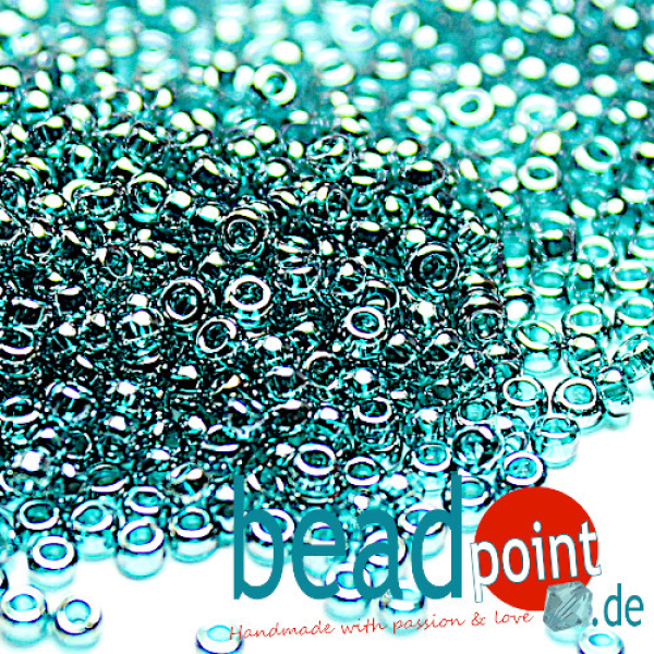 TOHO Roc 15/0 Transparent-Lustered Teal #108BD 8gr