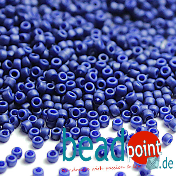 TOHO Roc 15/0 Semi-Glazed Navy Blue #2607F 8gr