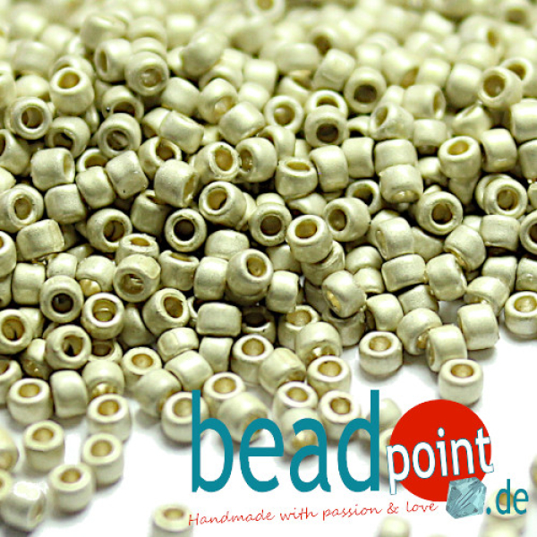 TOHO Roc 15/0 PermaFinish Mat Galv Aluminum #PF558F 8gr