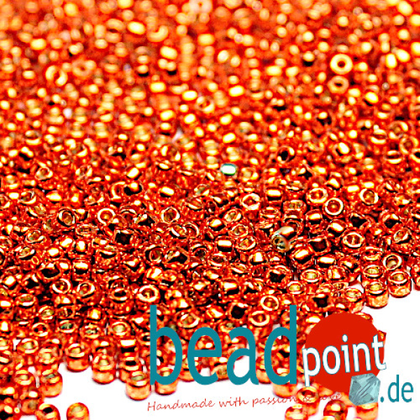 TOHO Roc 15/0 PermaFinish Galv Saffron #PF562 8gr