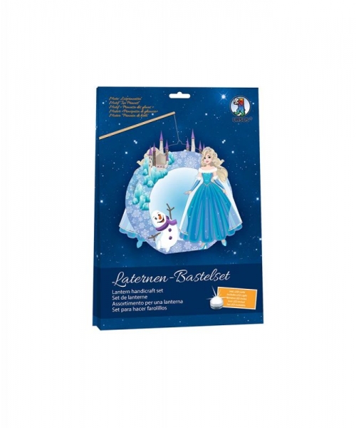 Laternen Packung Eisprinzessin 24cmx25x10cm inkl. LED, Stab