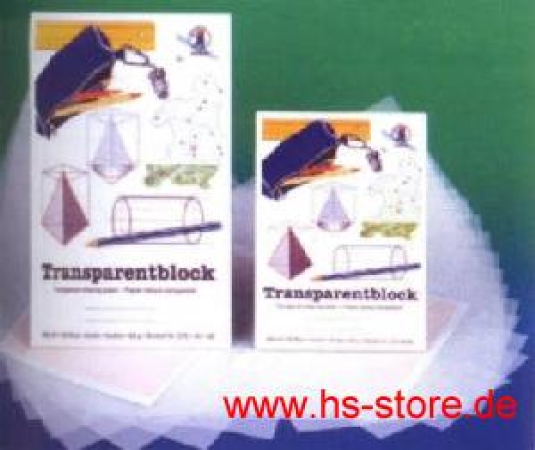 Transparentblock DIN A4 25 Bl.