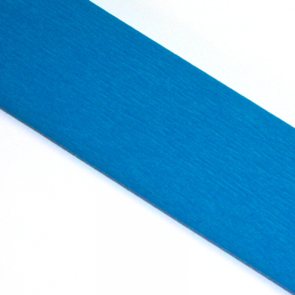 Krepppapier Mittelblau, 250 x 50 cm