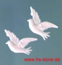 Wachsdekor Taube weiss