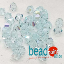 MC Bead 451 Bicone 3mm Silver Aquamarine AB 50 Stück