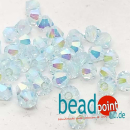 MC Bead 451 Bicone 3mm Silver Aquamarine AB2X 50 Stück