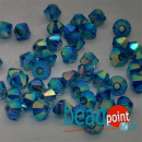 MC Bead 451 Bicone 3mm Malibu Blue AB2X 50 Stück