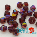 MC Bead 451 Bicone 6mm vivid Siam AB 25 Stück