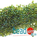Matsuno Seedbeads 15/0 Two Tone Inside Colour Rainbow #5R/1
